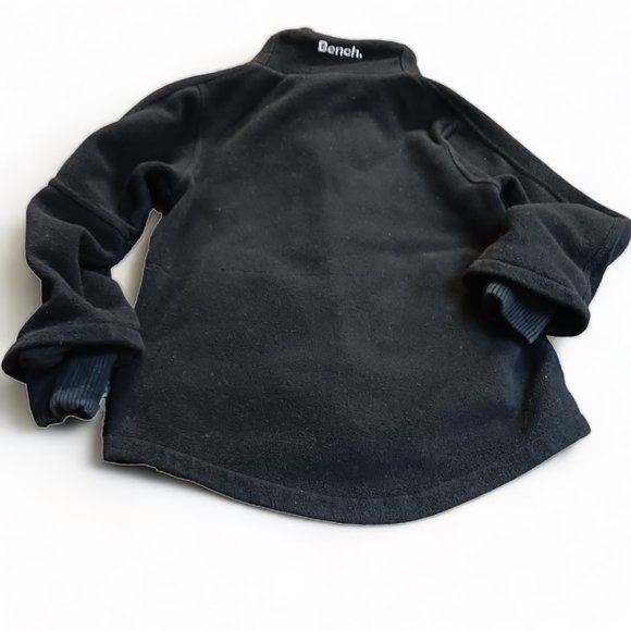 Boys Bench Black Fleece Zippered Jacket Size 5-6 YRS - Picture 8 of 13